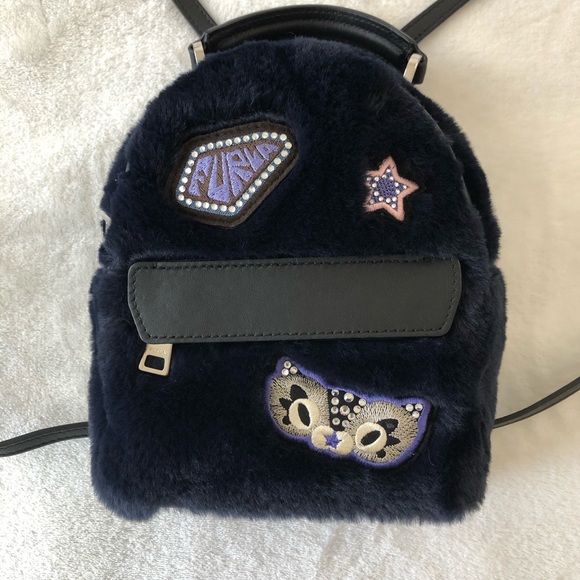 Furla Favola blue mini backpack - Picture 7 of 14